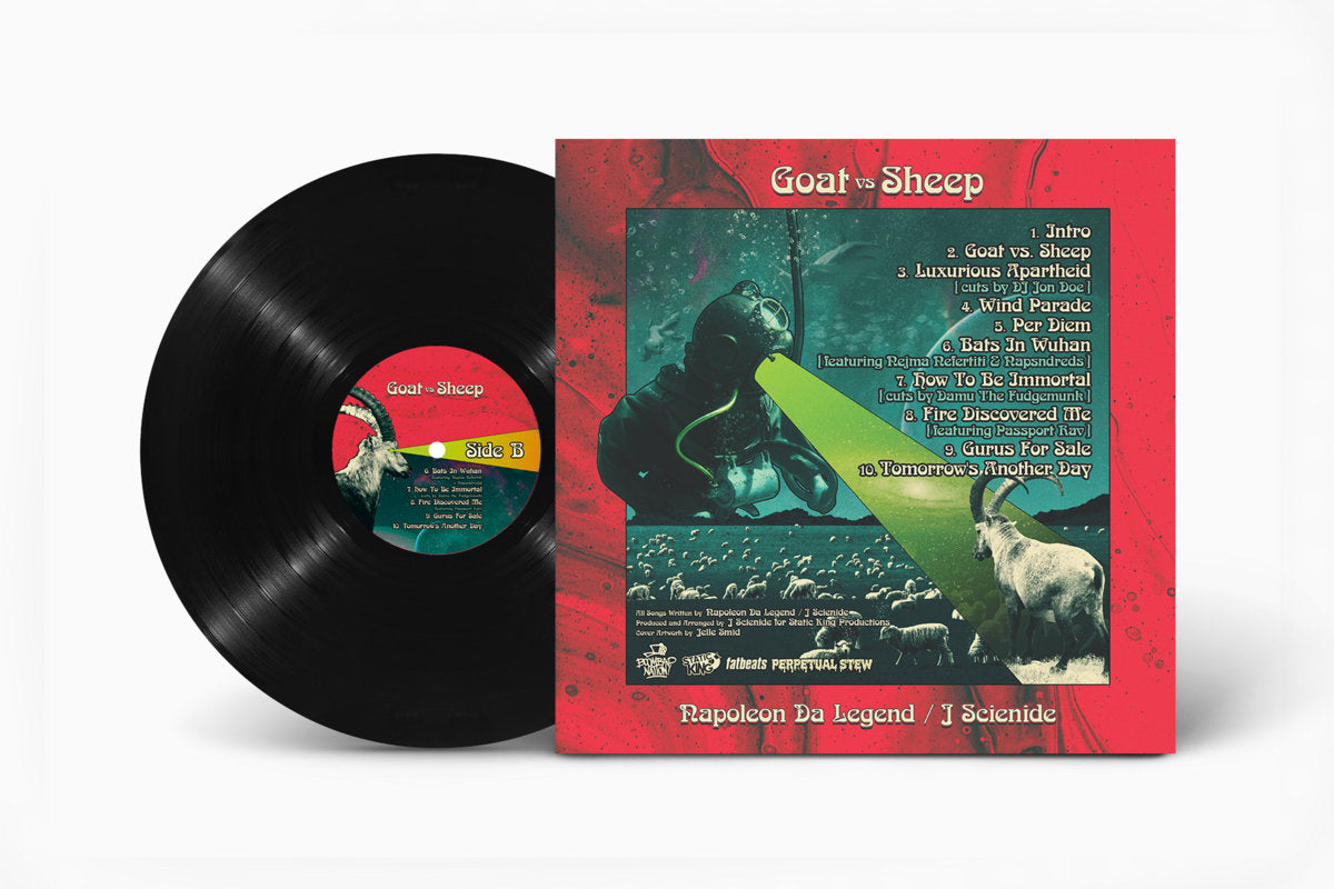 "Goat vs Sheep" - by Napoleon Da Legend & J Scienide (Black vinyl)