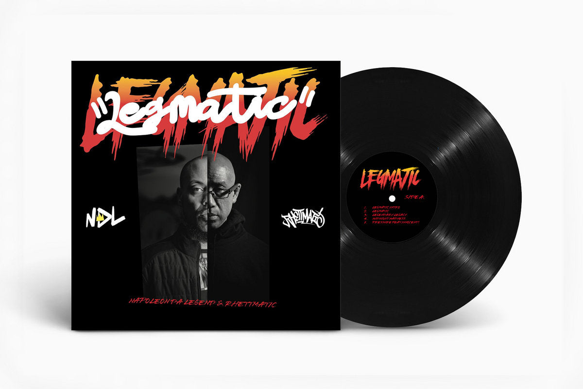 "LEGMATIC" LP - by Napoleon Da Legend & DJ Rhettmatic (Black Vinyl)