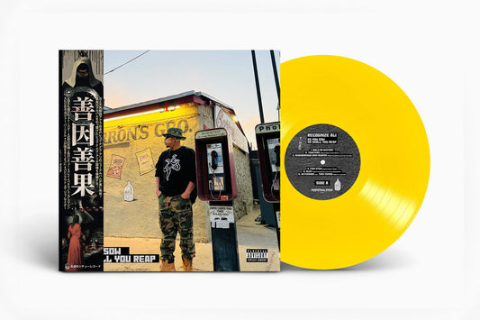 "As You Sow So Shall You Reap" LP - by Recognize Ali (Canary Yellow Vinyl w/ Obi Strip)