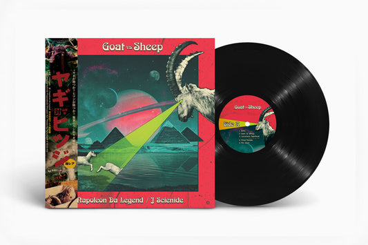 "Goat vs Sheep" - by Napoleon Da Legend & J Scienide (Black Vinyl w/ Black Obi Strip)